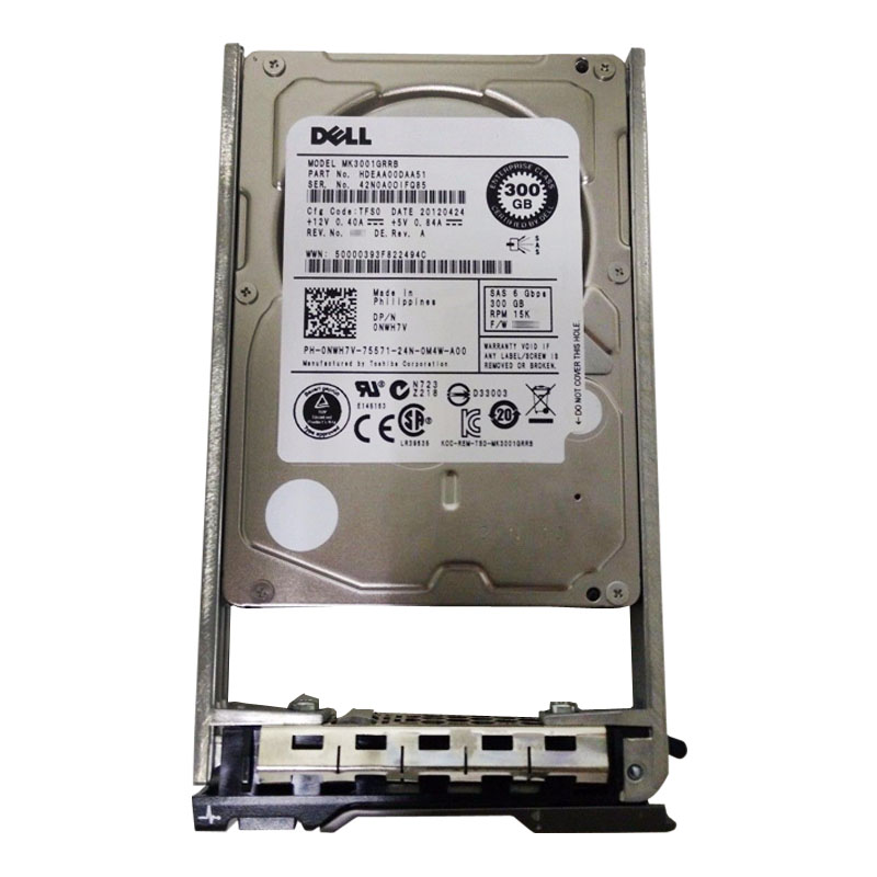 Dell 0NWH7V - 300GB 15K SAS 6.0Gbps 2.5" 32MB Cache Hard Drive