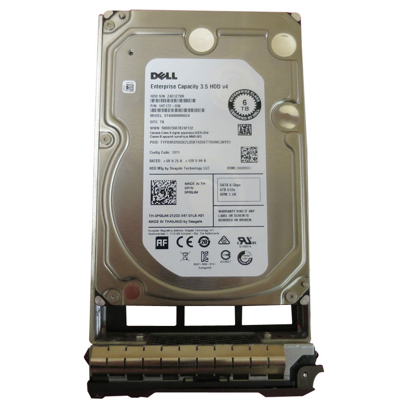Dell 0P00JM - 6TB 7.2K SATA 6.0Gbps 3.5" 128MB Cache Hard Drive
