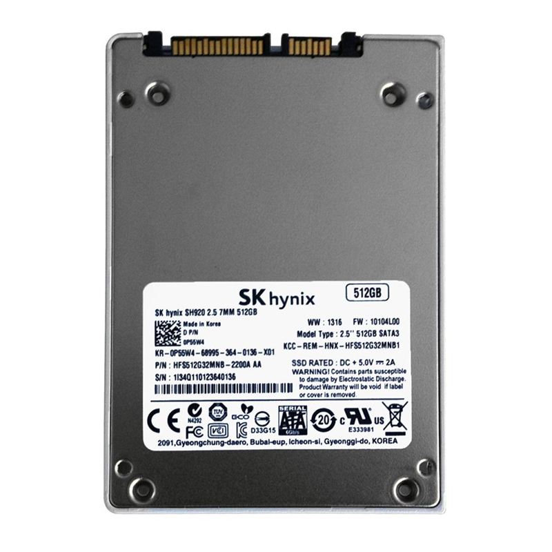 Dell 0P55W4 - 512GB SATA 2.5" SSD