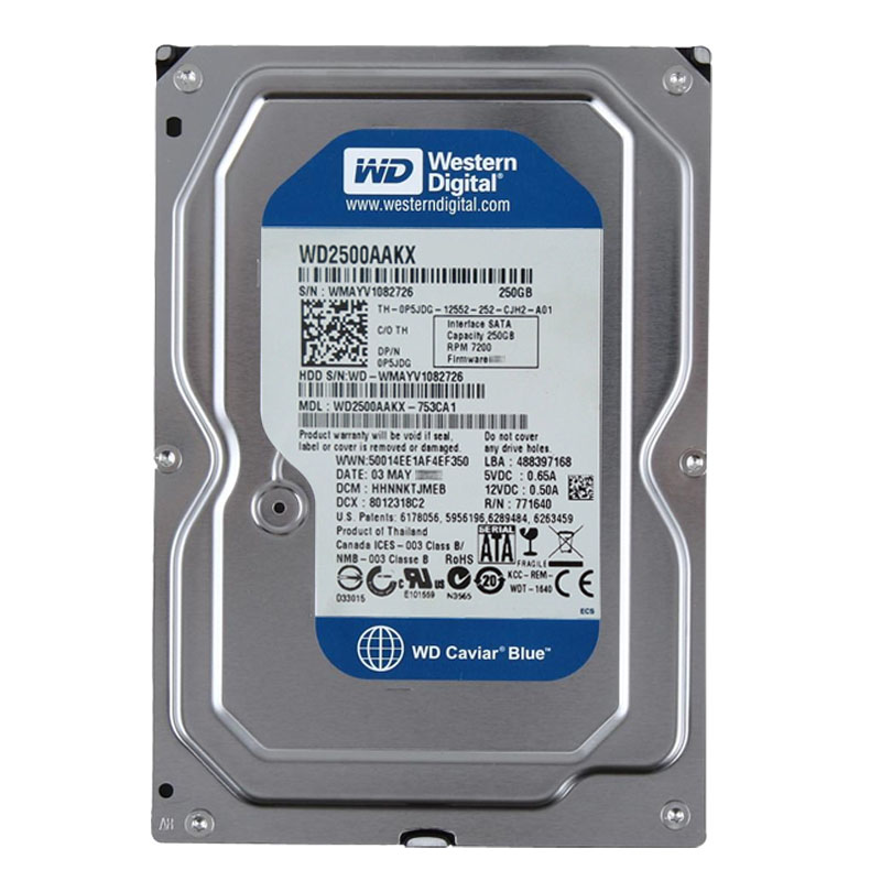 Dell 0P5JDG - 250GB 7.2K SATA 6.0Gbps 3.5" 16MB Cache Hard Drive