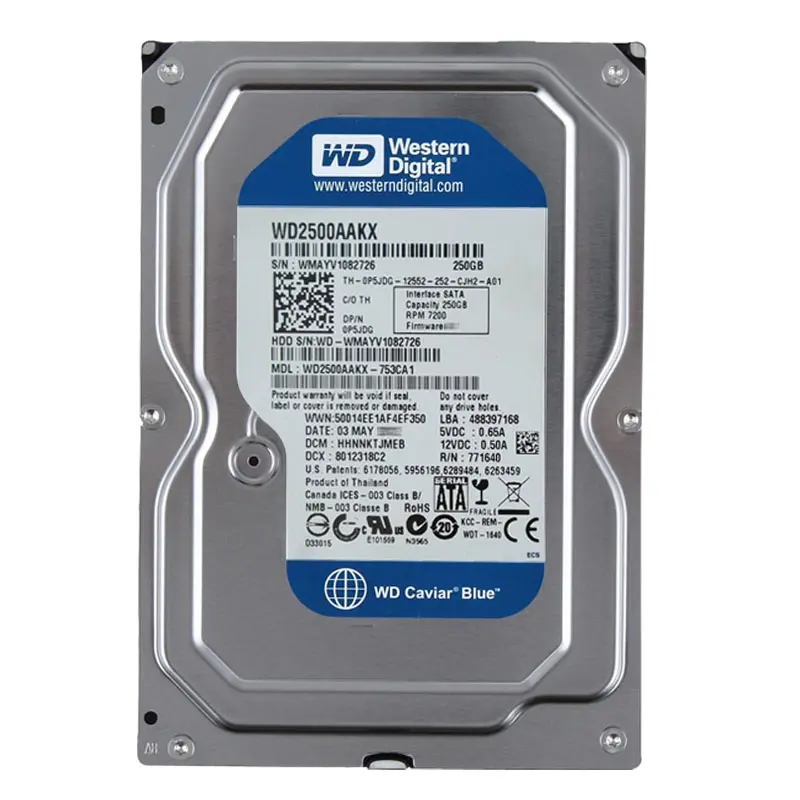 0P5JDG.jpg Dell 0P5JDG - 250GB 7.2K SATA 6.0Gbps 3.5" 16MB Cache Hard Drive - Image 1