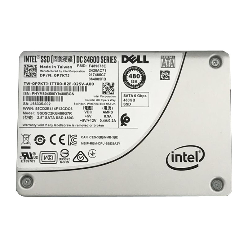 Dell 0P7KTJ - 480GB SATA 6.0Gbps 2.5" SSD