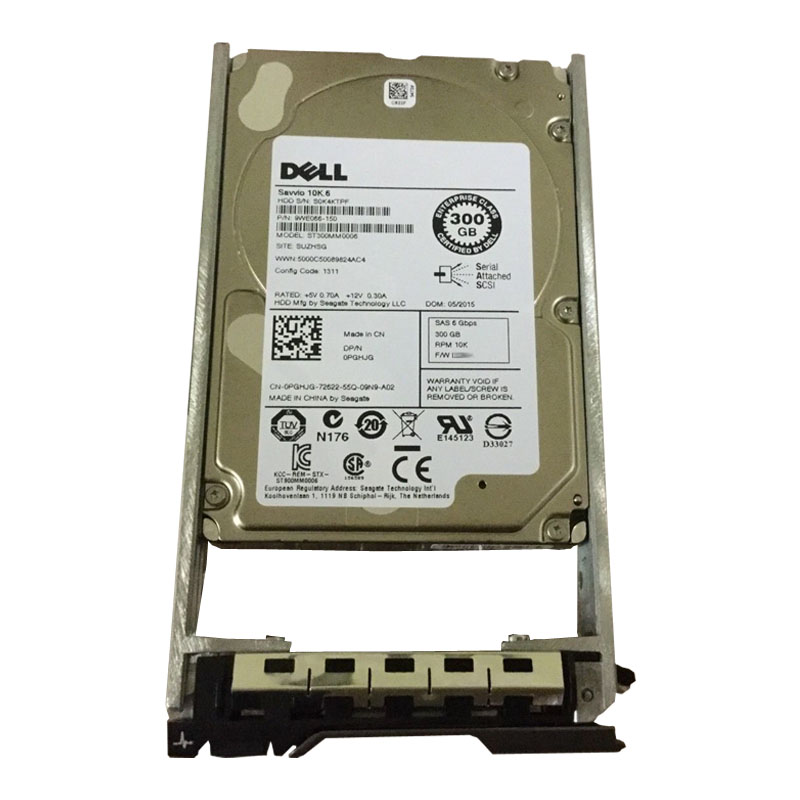 Dell 0PGHJG - 300GB 10K SAS 6.0Gbps 2.5" 64MB Cache Hard Drive