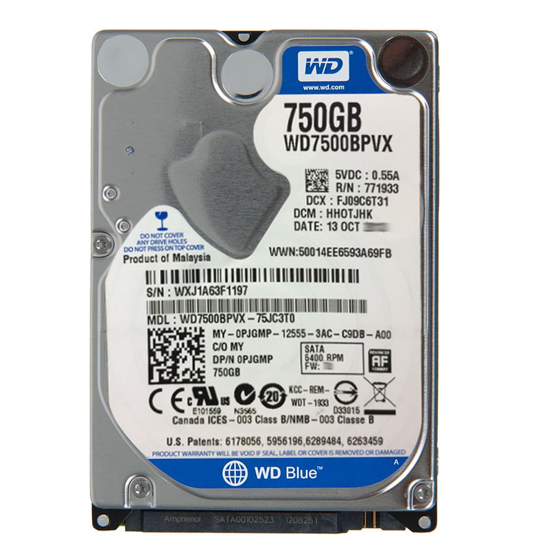 Dell 0PJGMP - 750GB 5.4K SATA 2.5" Hard Drive