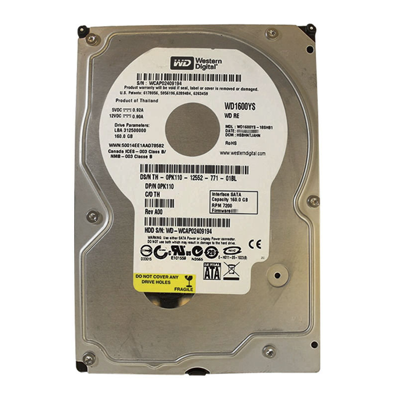 Dell 0PK110 - 160GB 7.2K SATA 3.5" Hard Drive