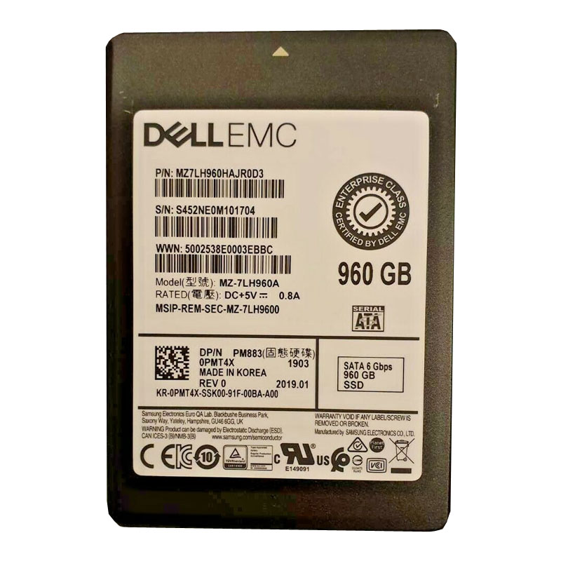 Dell 0PMT4X - 960GB SATA 2.5" SSD