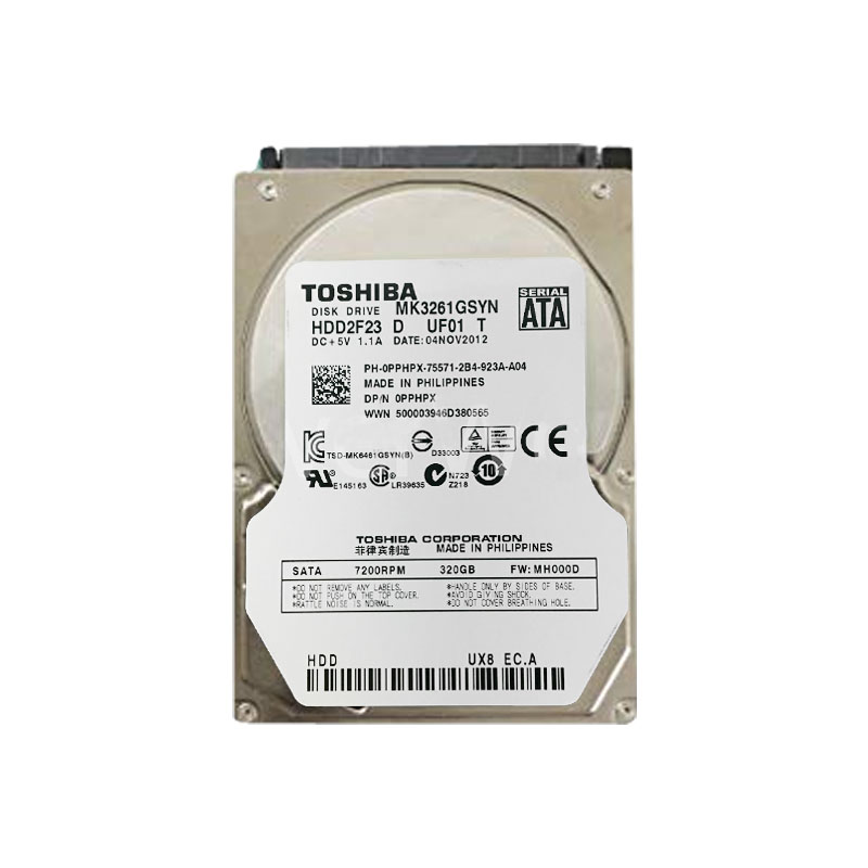 0PPHPX Dell - 320GB 7.2K SATA 2.5" Hard Drive