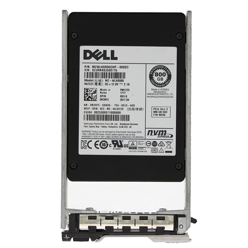 Dell 0R39F5 - 800GB PCIe 2.5" SSD