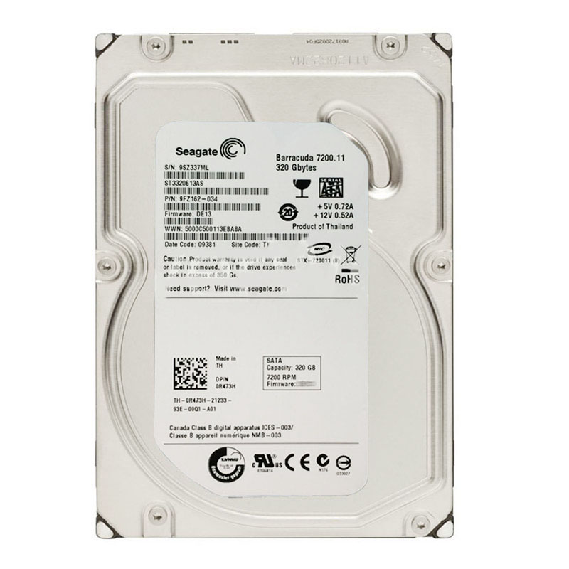 Dell 0R473H - 320GB 7.2K SATA 3.0Gbps 3.5" Hard Drive
