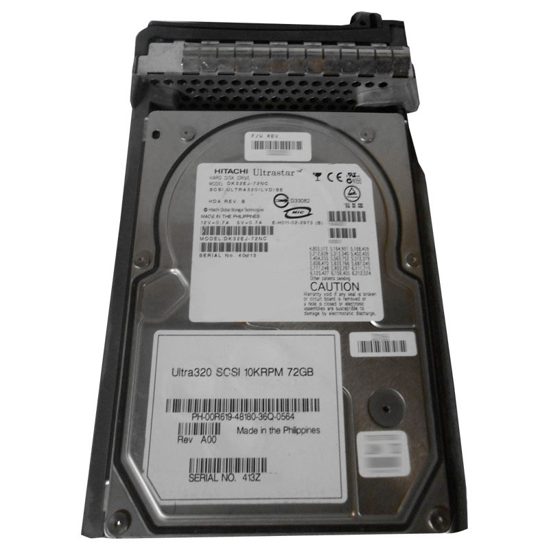 Dell 0R619 - 73GB 10K 80-PIN Ultra-320 SCSI 3.5" Hard Drive