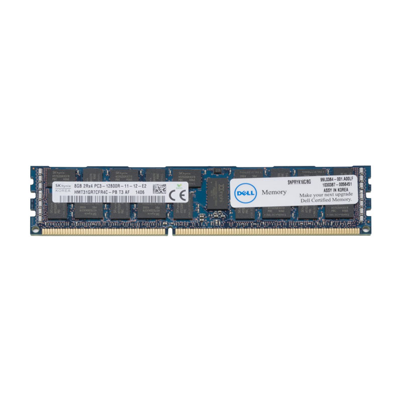 Dell 0R6JR0 - 8GB DDR3 PC3-12800 ECC Registered 240-Pins Memory