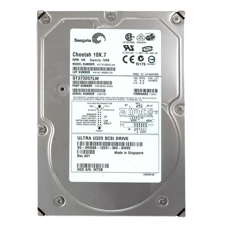 Dell 0R9288 - 73GB 10K 68-PIN Ultra-320 SCSI 3.5" Hard Drive