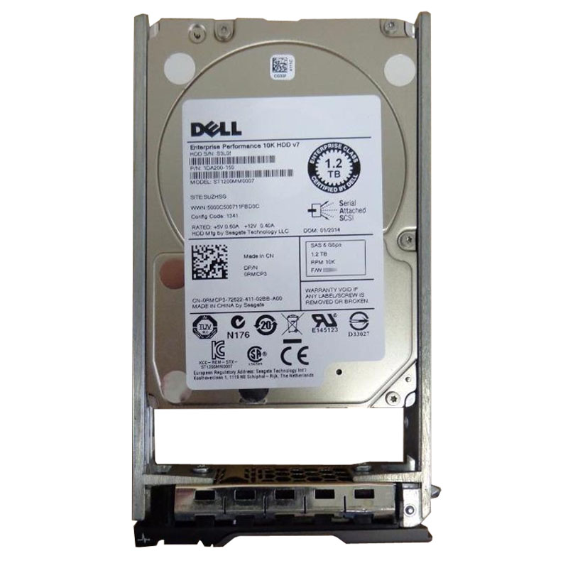 Dell 0RMCP3 - 1.2TB 10K SAS 6.0Gbps 2.5" 64MB Cache Hard Drive