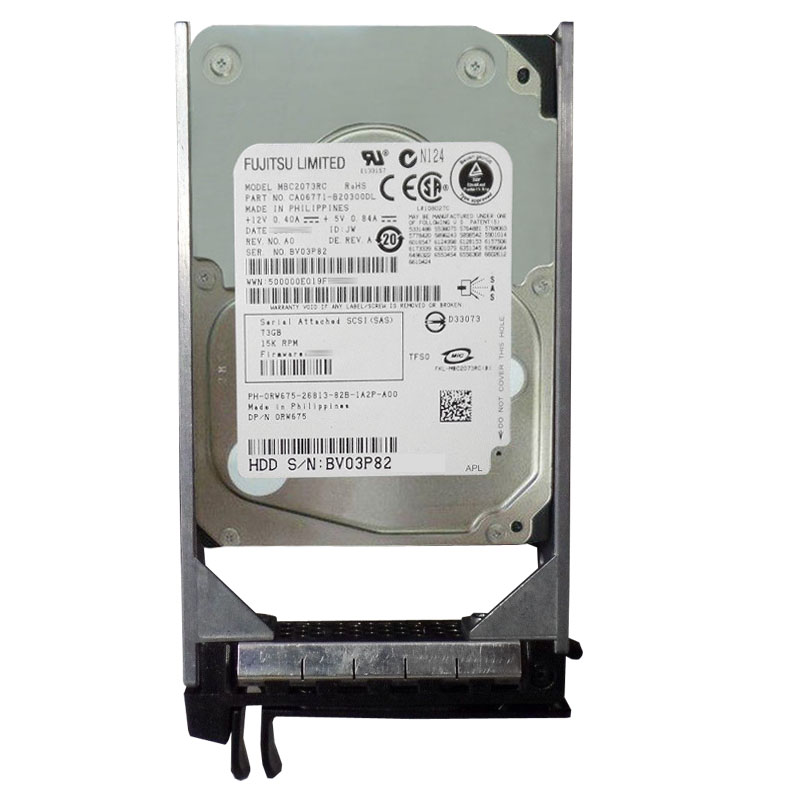 Dell 0RW675 - 73GB 15K SAS 3.0Gbps 2.5" Hard Drive