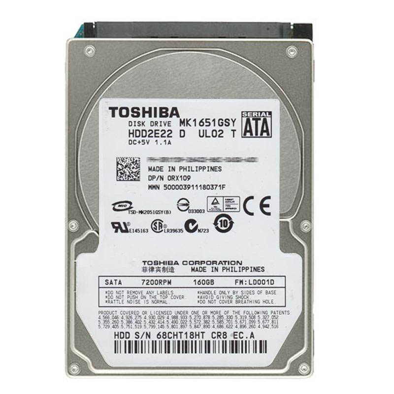 Dell 0RX109 - 160GB 7.2K SATA 3.5" Hard Drive