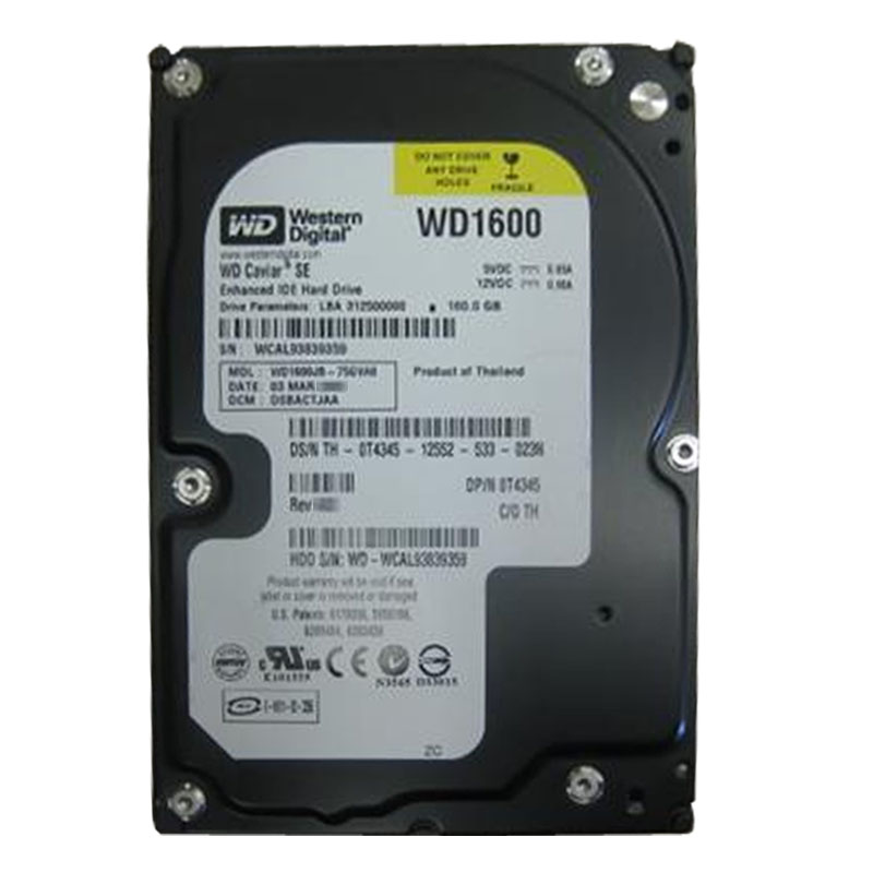Dell 0T4345 - 160GB 7.2K IDE 3.5" Hard Drive
