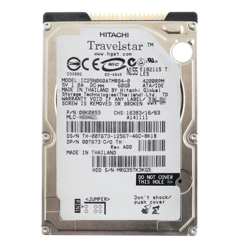 Dell 0T673 - 60GB 4.2K IDE 2.5" Hard Drive