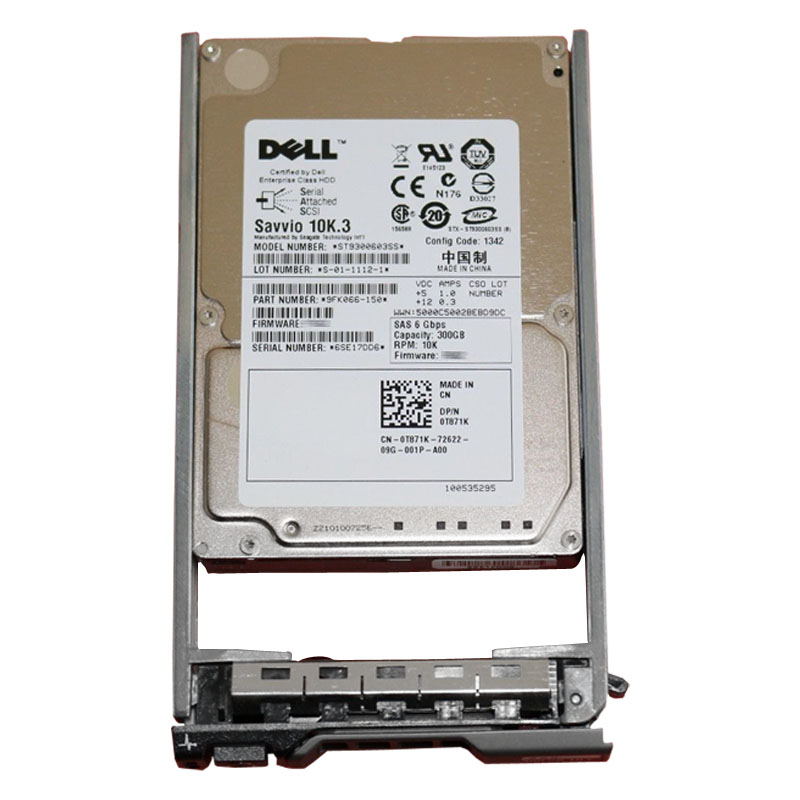Dell 0T871K - 300GB 10K SAS 6.0Gbps 2.5" 16MB Cache Hard Drive