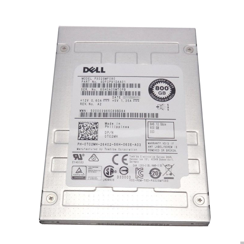Dell 0TC2MH - 800GB SAS 12Gbps 2.5" SSD