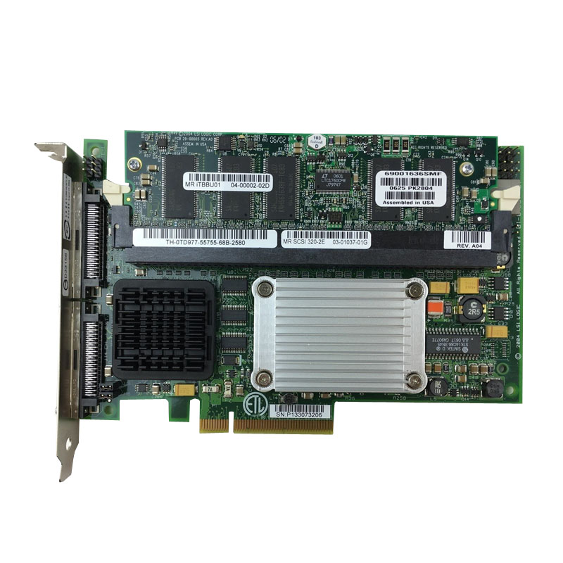 Dell 0TD977 - PCI-E SCSI PERC 4E-Dc Raid Controller Card