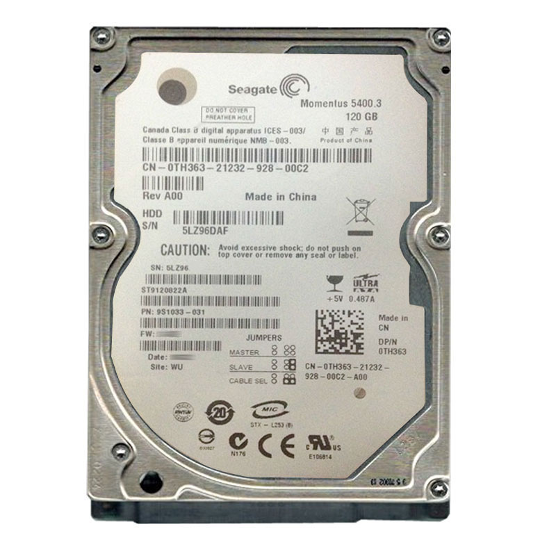 Dell 0TH363 - 120GB 5.4K IDE 2.5" Hard Drive