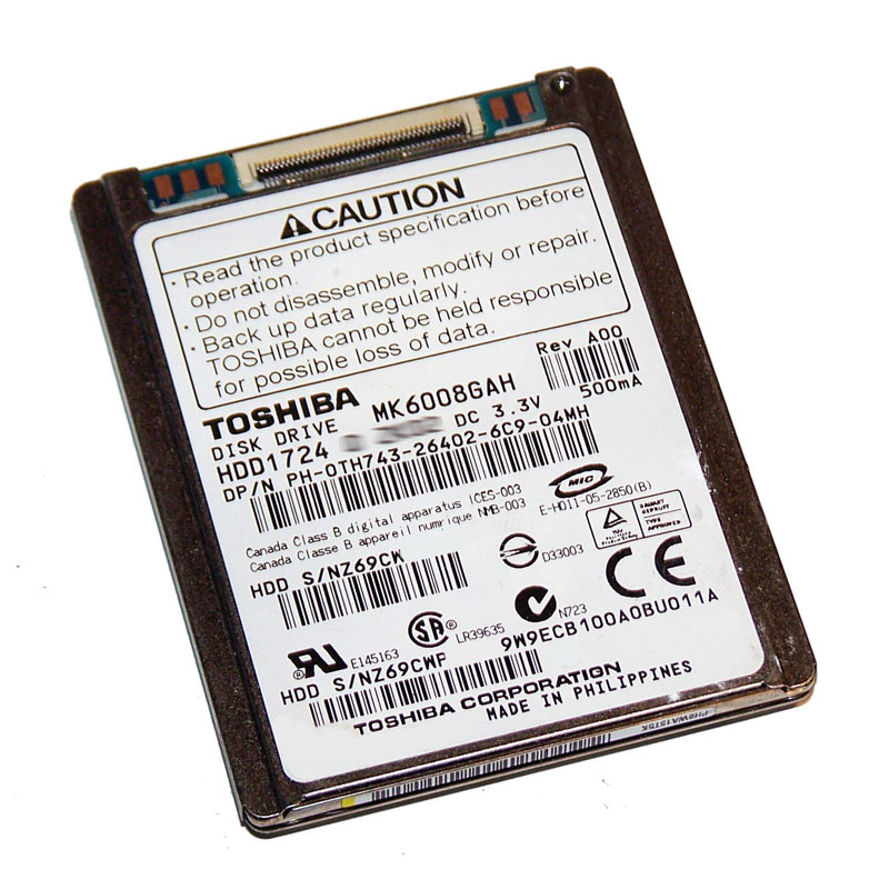 Dell 0TH743 - 60GB 4.2K IDE 1.8" Hard Drive