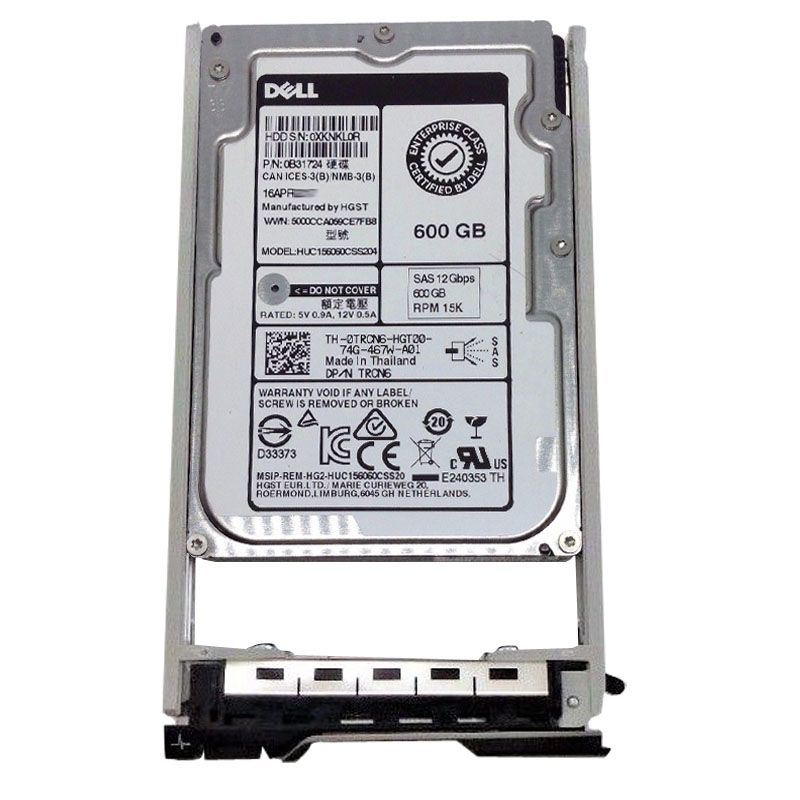 Dell 0TRCN6 - 600GB 15K SAS 12.0Gbps 2.5" 128MB Cache Hard Drive