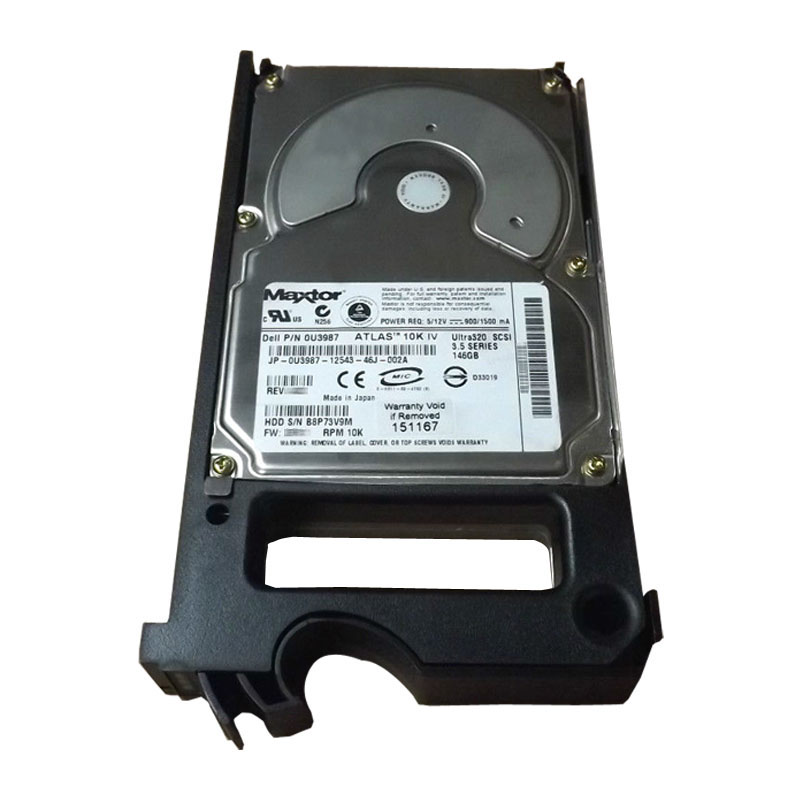 Dell 0U3987 - 146GB 10K 80-PIN SCSI 3.5" Hard Drive