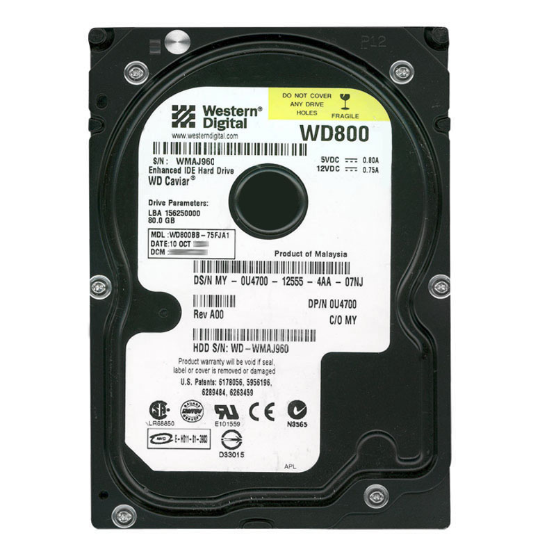 Dell 0U4700 - 80GB 7.2K IDE 3.5" 2MB Cache Hard Drive