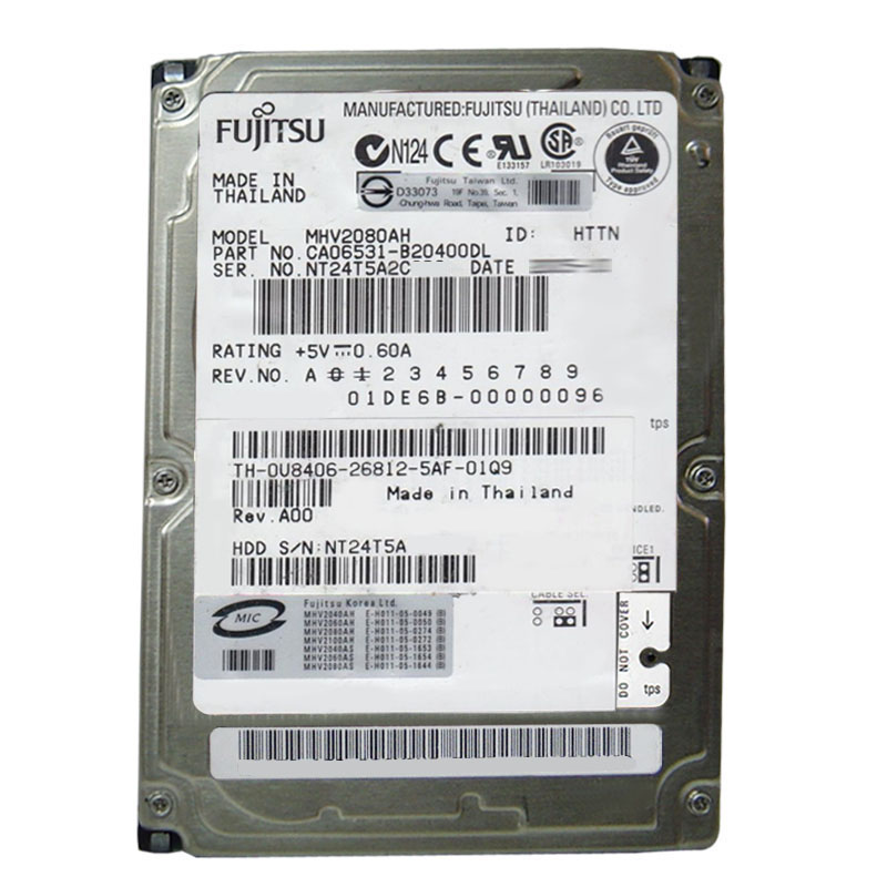 Dell 0U8406 - 80GB 5.4K IDE 2.5" Hard Drive