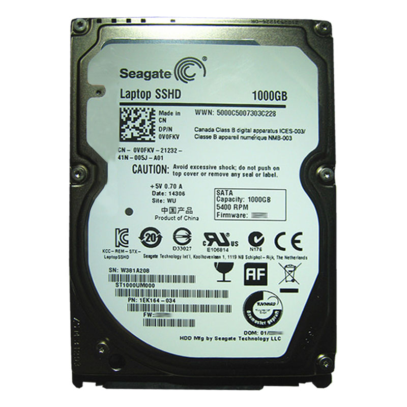 Dell 0V0FKV - 1TB 5.4K SATA 2.5" Hard Drive