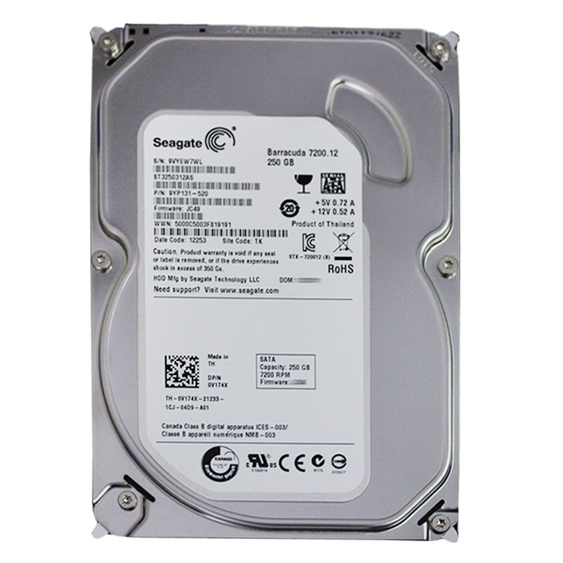 Dell 0V174X - 250GB 7.2K SATA 3.5" 8MB Cache Hard Drive