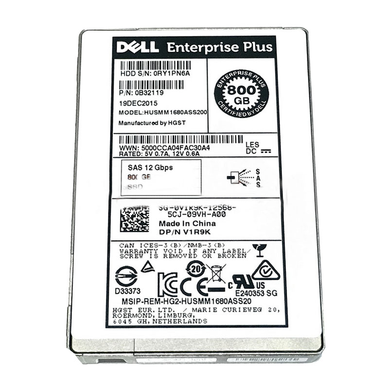 Dell 0V1R9K - 800GB SAS 12Gbps 2.5" SSD