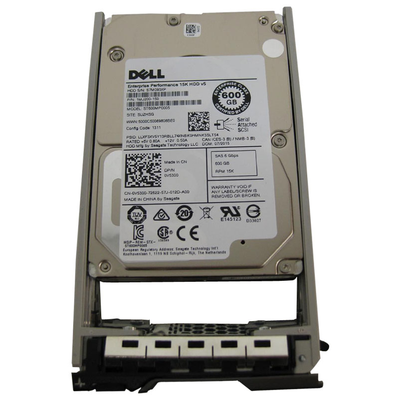 Dell 0V5300 - 600GB 15K SAS 6.0Gbps 2.5" 128MB Cache Hard Drive