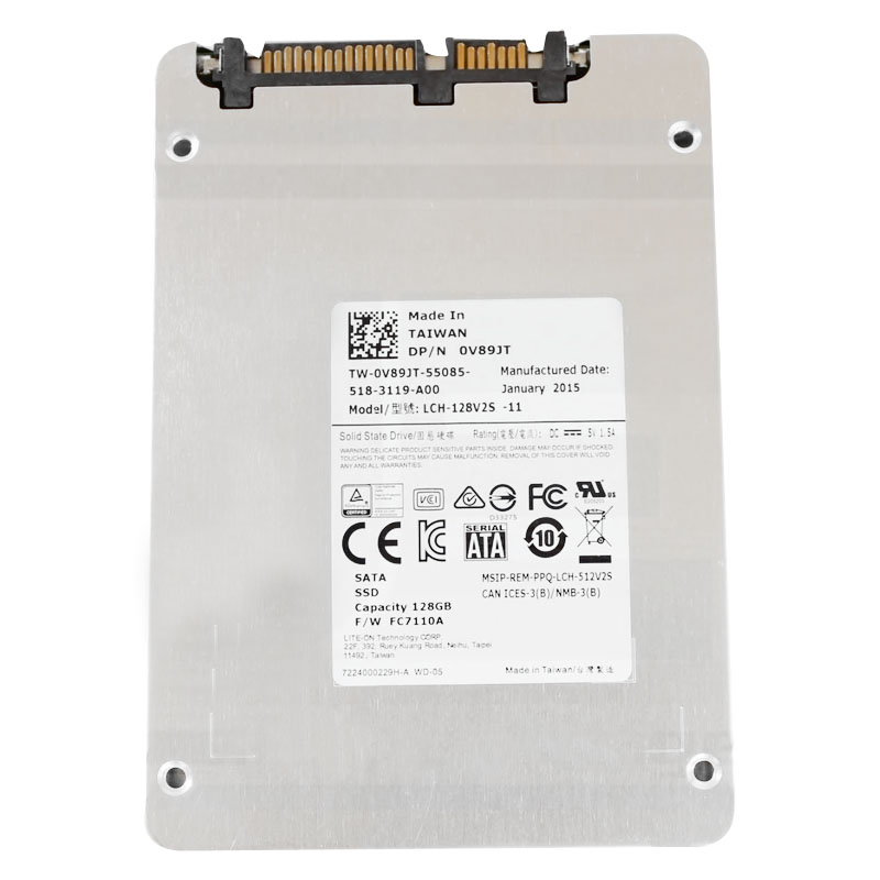 0V89JT Dell - 128GB SATA 6.0Gbps 2.5" Hard Drive