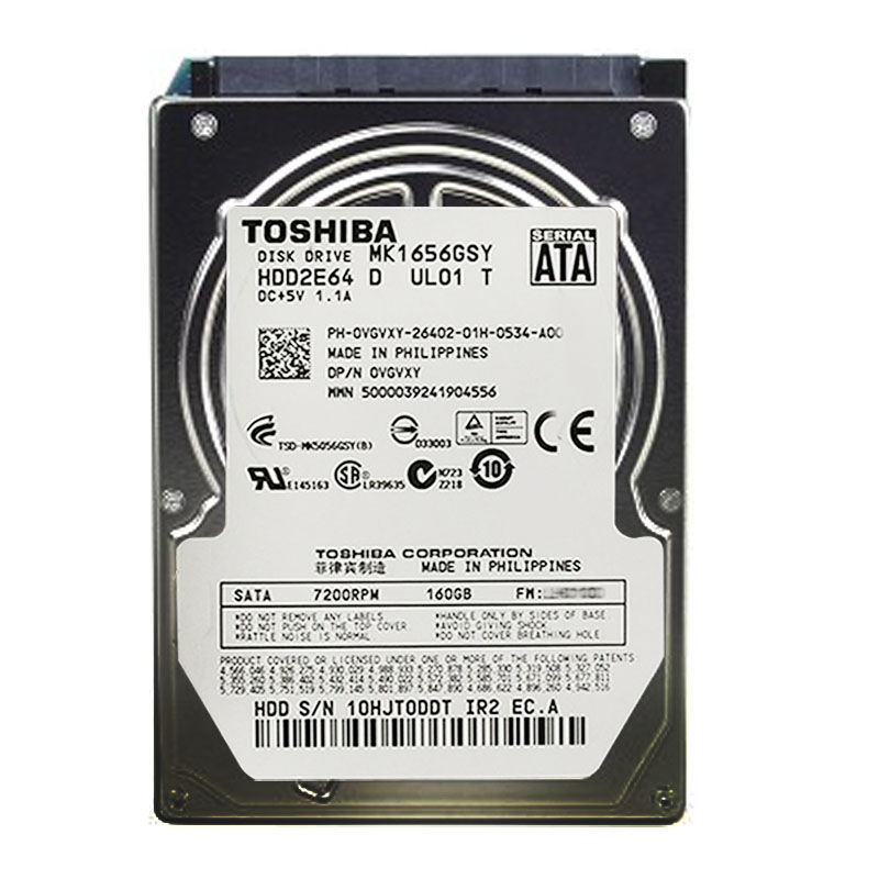 Dell 0VGVXY - 160GB 7.2K SATA 2.5" Hard Drive