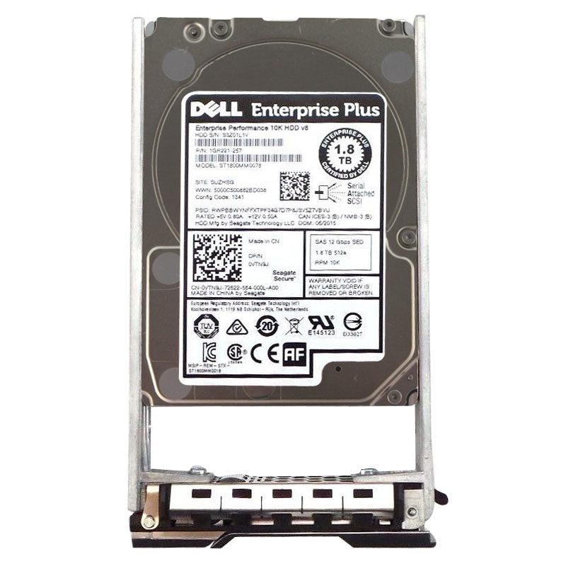 Dell 0VTN9J - 1.8TB 10K SAS 12.0Gbps 2.5" 128MB Cache Hard Drive