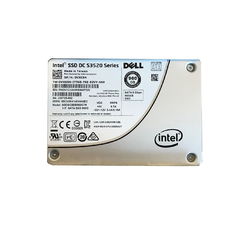 0VXG5N Dell - 960GB SATA 6.0Gbps 2.5" Hard Drive