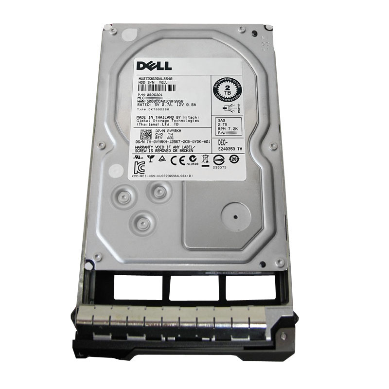 Dell 0VYRKH - 2TB 7.2K SAS 3.5" 64MB Cache Hard Drive