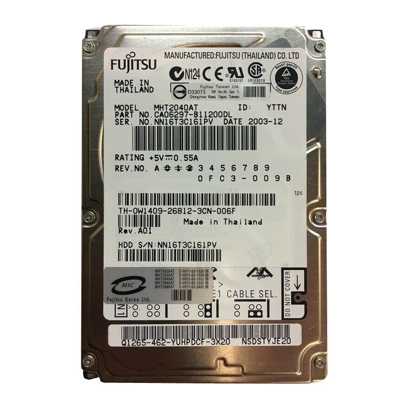 Dell 0W1409 - 40GB 4.2K IDE 2.5" Hard Drive