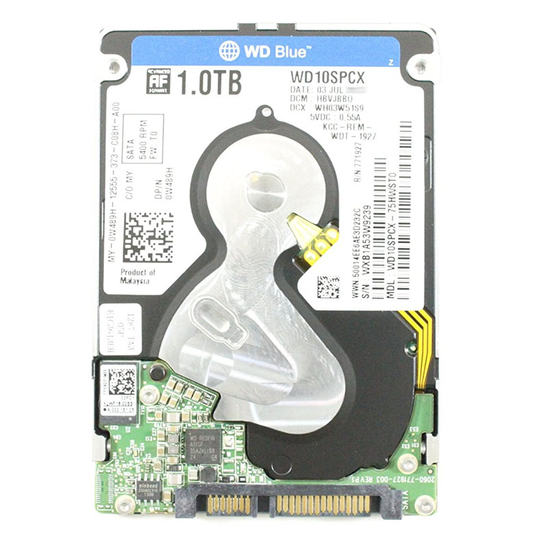 Dell 0W489H - 500GB 5.4K SATA 2.5" Hard Drive