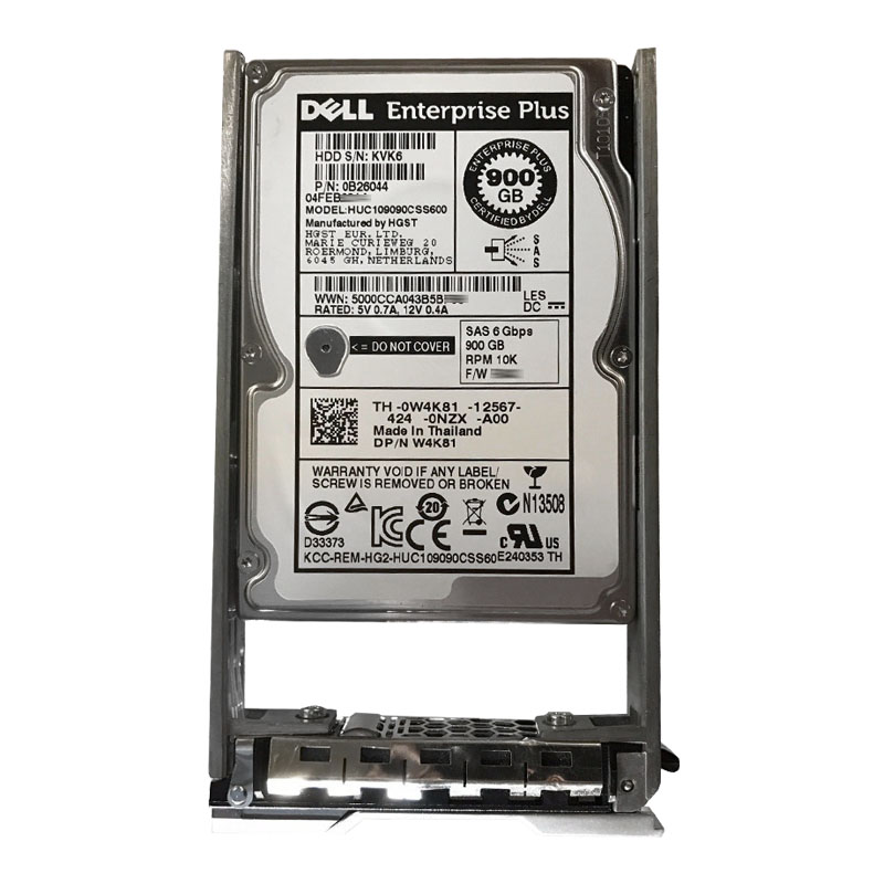 Dell 0W4K81 - 900GB 10K SAS 6.0Gbps 2.5" 64MB Cache Hard Drive