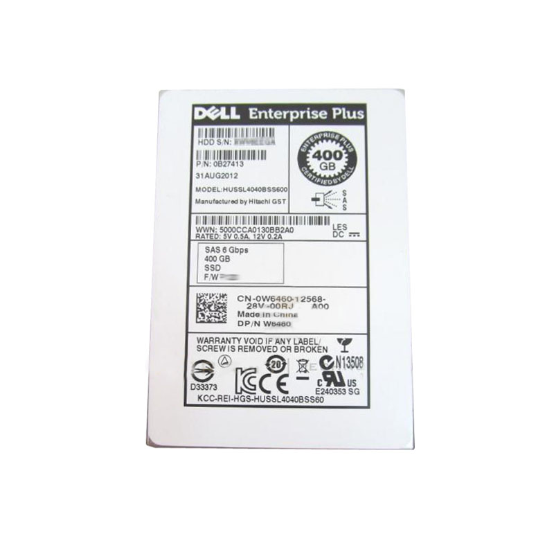 0W6460 Dell - 400GB SAS 2.5" Hard Drive