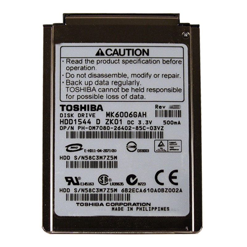 Dell 0W7080 - 60GB 4.2K IDE 1.8" 2MB Cache Hard Drive