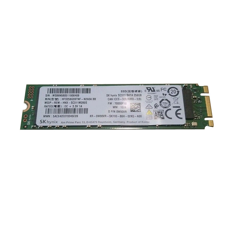 0W90VR.jpg Dell 0W90VR - 256GB SATA 6.0Gbps SSD - Image 1