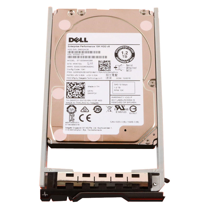Dell 0WXPCX - 1.2TB 10K SAS 12.0Gbps 2.5" Hard Drive