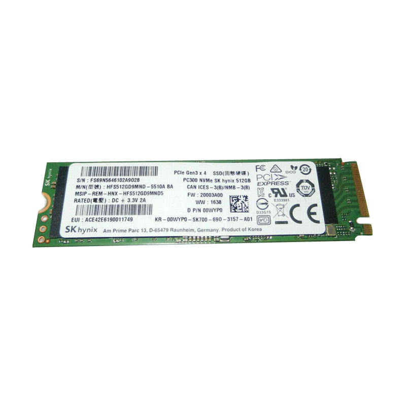 Dell 0WYP0 - 512GB NVMe SSD