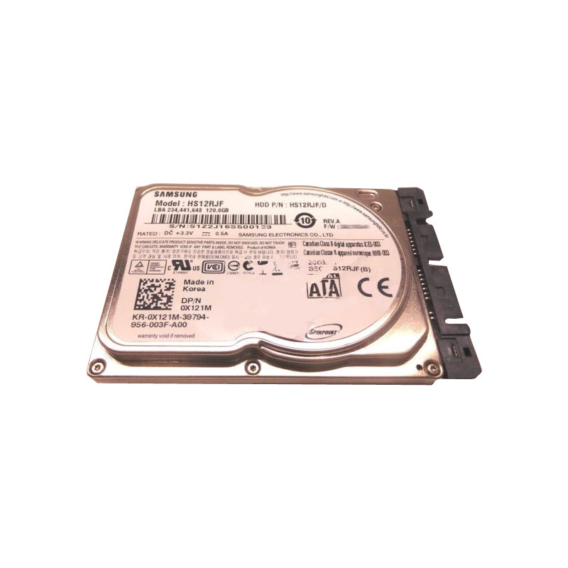 0X121M Dell - 120GB 5.4K SATA II 1.8" Hard Drive