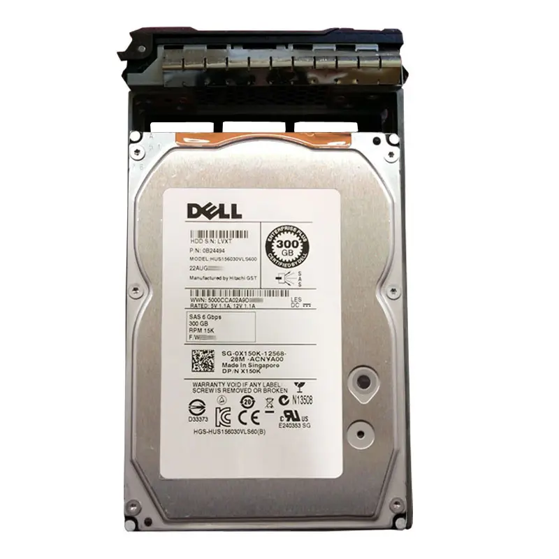 0X150K.jpg Dell 0X150K - 300GB 15K SAS 6.0Gbps 3.5" 64MB Cache Hard Drive - Image 1