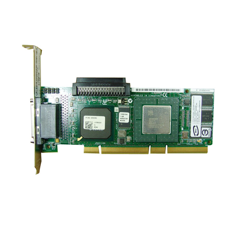 0X511.jpg Dell 0X511 - PCI SCSI PERC 320 Raid Controller Card - Image 1